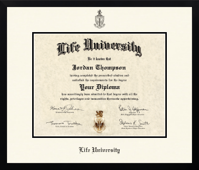 Life University diploma frame - Icon in Gotham