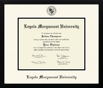 Loyola Marymount University diploma frame - Icon in Gotham
