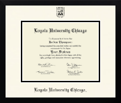 Loyola University Chicago diploma frame - Icon in Gotham