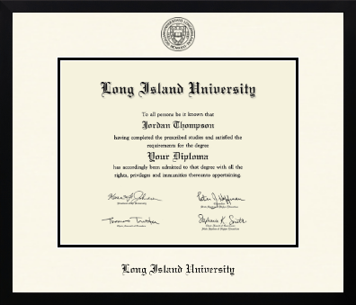 Long Island University Post diploma frame - Icon in Gotham