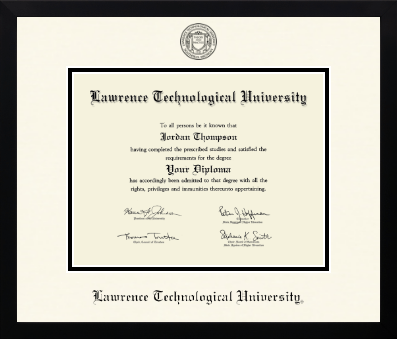 Lawrence Technological University diploma frame - Icon in Gotham