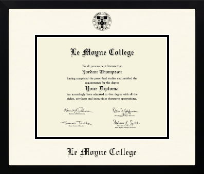 Le Moyne College diploma frame - Icon in Gotham