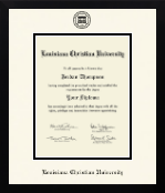 Louisiana Christian University diploma frame - Icon in Gotham