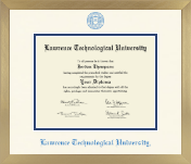 Lawrence Technological University diploma frame - Icon in Chardonnay