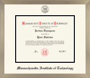 Massachusetts Institute of Technology diploma frame - Icon in Light Champagne