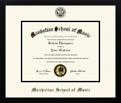 Manhattan School of Music diploma frame - Icon in Gotham