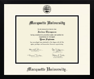 Marquette University diploma frame - Icon in Gotham