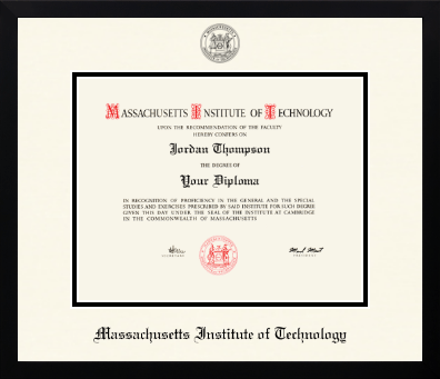 Massachusetts Institute of Technology diploma frame - Icon in Gotham