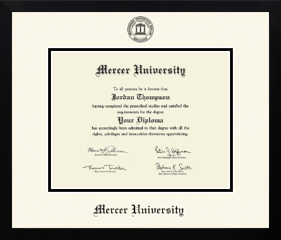 Mercer University diploma frame - Icon in Gotham