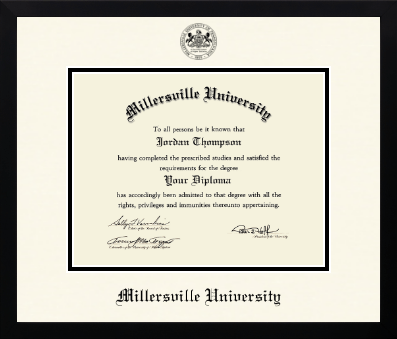 Millersville University of Pennsylvania diploma frame - Icon in Gotham
