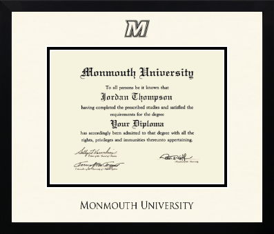 Monmouth University diploma frame - Icon in Gotham
