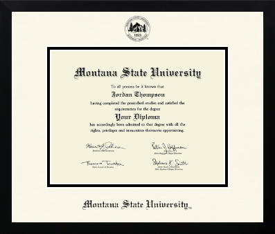Montana State University Bozeman diploma frame - Icon in Gotham
