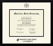 Montclair State University diploma frame - Icon in Gotham