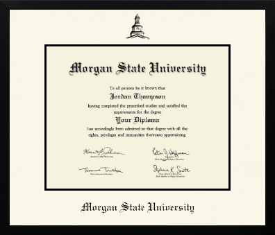 Morgan State University diploma frame - Icon in Gotham