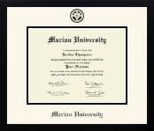 Marian University in Indiana diploma frame - Icon in Gotham