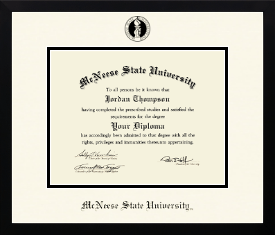 McNeese State University diploma frame - Icon in Gotham