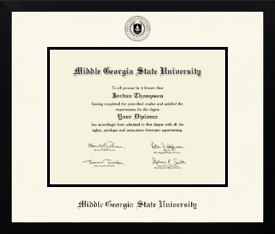 Middle Georgia State University diploma frame - Icon in Gotham