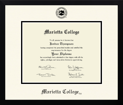 Marietta College diploma frame - Icon in Gotham