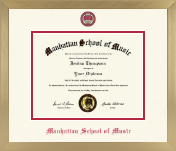 Manhattan School of Music diploma frame - Icon in Chardonnay