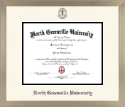 North Greenville University diploma frame - Icon in Light Champagne