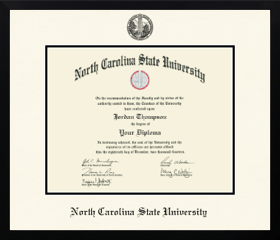 North Carolina State University diploma frame - Icon in Gotham
