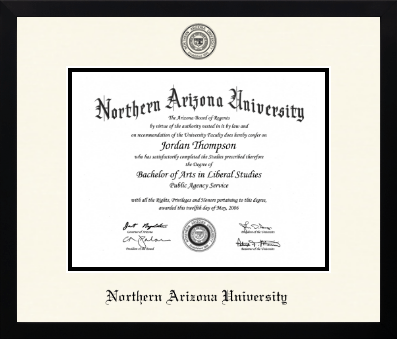 Northern Arizona University diploma frame - Icon in Gotham