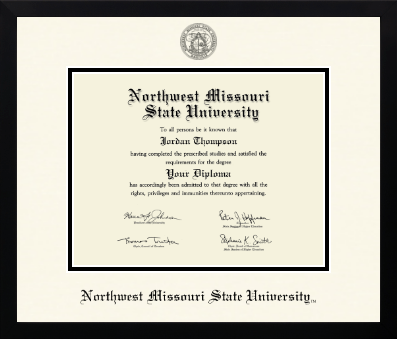 Northwest Missouri State University diploma frame - Icon in Gotham