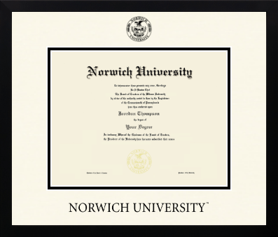 Norwich University diploma frame - Icon in Gotham