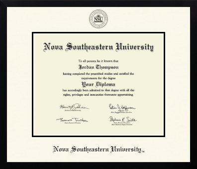 Nova Southeastern University diploma frame - Icon in Gotham