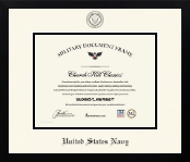 United States Navy diploma frame - Icon in Gotham