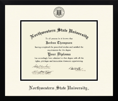 Northwestern State University diploma frame - Icon in Gotham