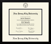 New Jersey City University diploma frame - Icon in Gotham