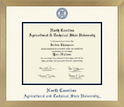 North Carolina A&T State University diploma frame - Icon in Chardonnay