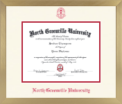 North Greenville University diploma frame - Icon in Chardonnay