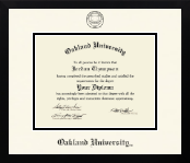 Oakland University diploma frame - Icon in Gotham