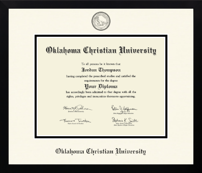 Oklahoma Christian University diploma frame - Icon in Gotham