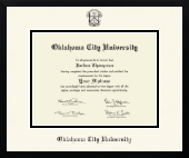 Oklahoma City University diploma frame - Icon in Gotham