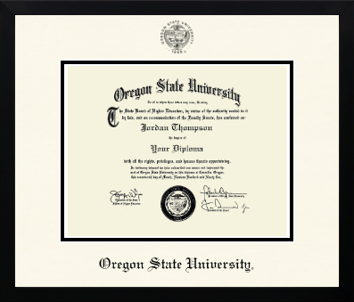 Oregon State University diploma frame - Icon in Gotham