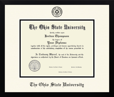 The Ohio State University diploma frame - Icon in Gotham