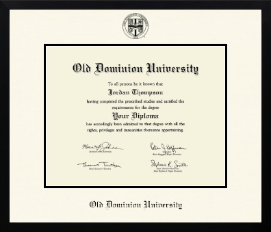 Old Dominion University diploma frame - Icon in Gotham