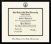Our Lady of the Lake University diploma frame - Icon in Gotham