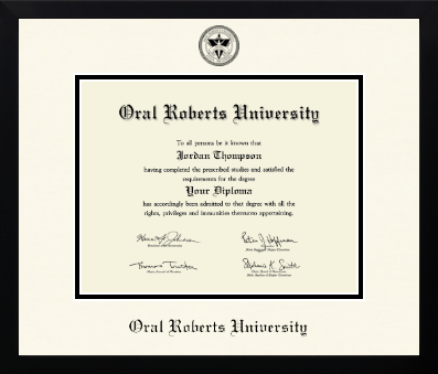 Oral Roberts University diploma frame - Icon in Gotham