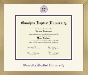 Ouachita Baptist University diploma frame - Icon in Chardonnay