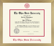 The Ohio State University diploma frame - Icon in Chardonnay