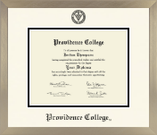 Providence College diploma frame - Icon in Light Champagne