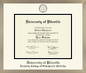University of Pikeville diploma frame - Icon in Light Champagne