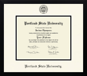 Portland State University diploma frame - Icon in Gotham