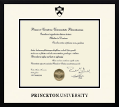 Princeton University diploma frame - Icon in Gotham