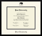 Post University diploma frame - Icon in Gotham