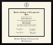 Palmer College of Chiropractic West Campus diploma frame - Icon in Gotham